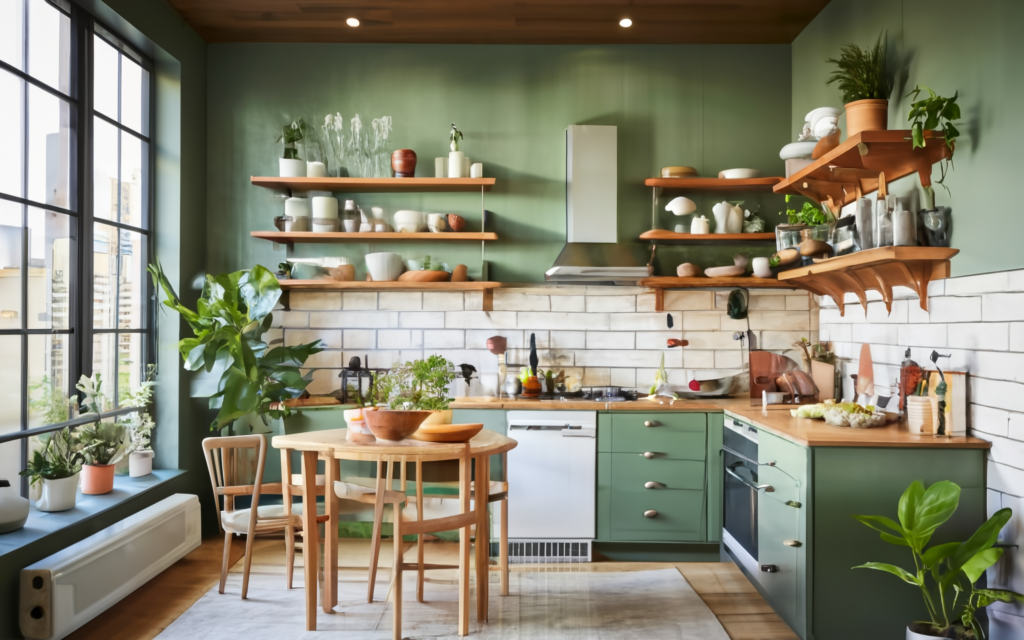 Ideas para decorar con plantas la cocina